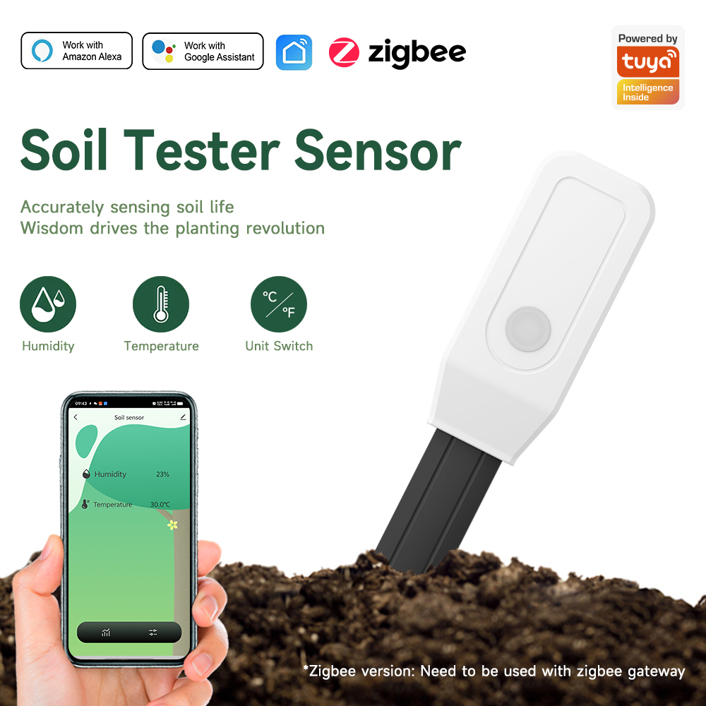 Smart Garden Sensors - Probador inteligente de suelo iHseno Tuya