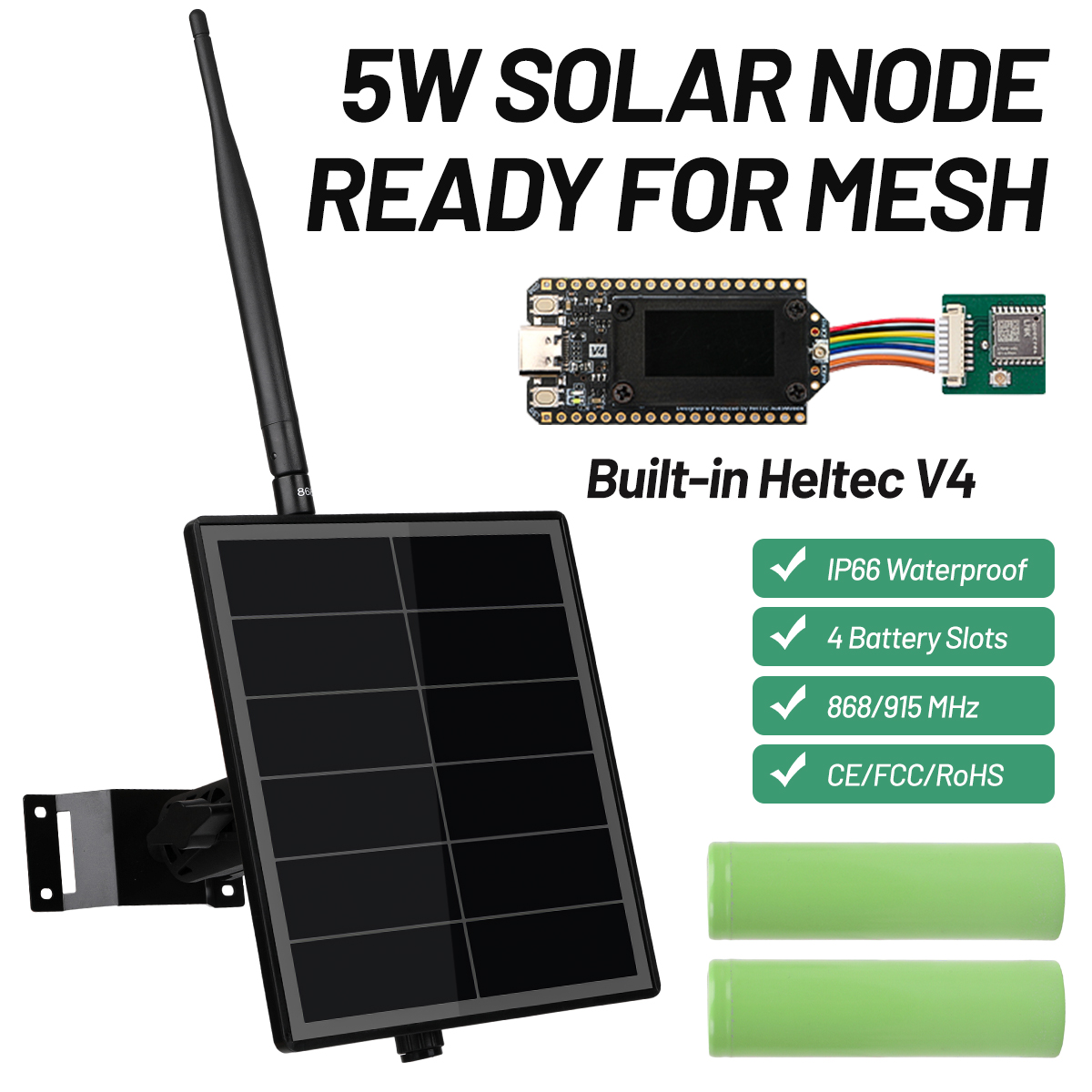 Smart Garden Esp32 - Nodo Solar para Exteriores con Módulo