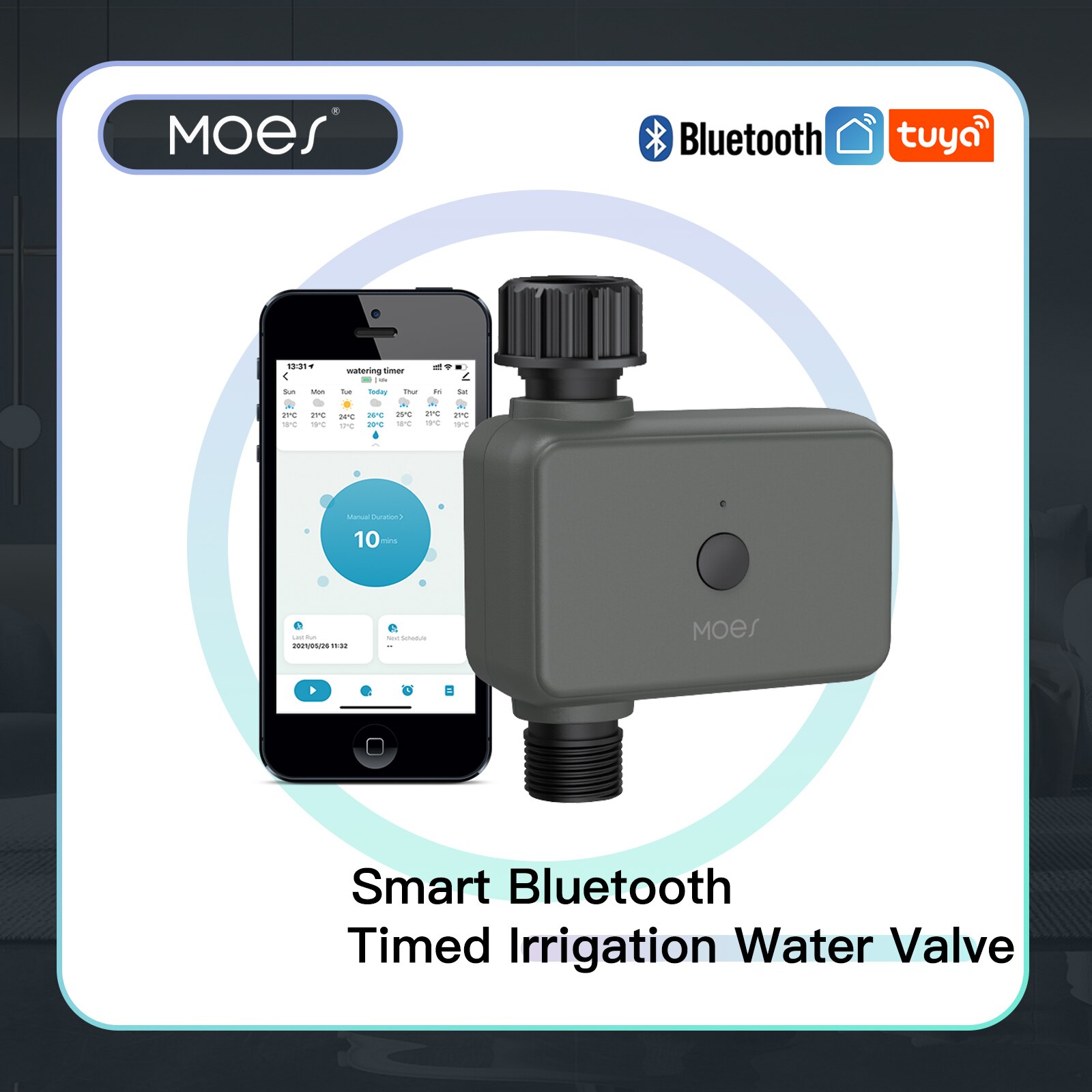 Smart Garden Irrigation System - Moes Smart Tuya Temporizador de agua