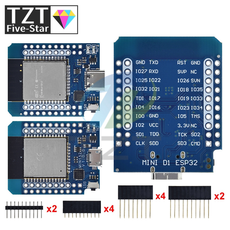 Smart Garden Esp32 - TZT 1/3 Uds para Wemos Mini