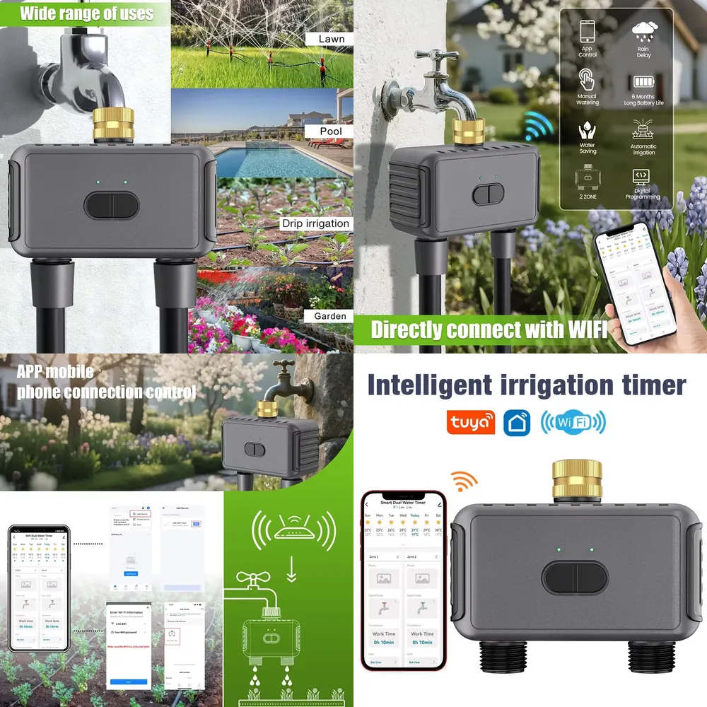 Smart Garden Irrigation System - Temporizador de Riego Inteligente WAP01 con