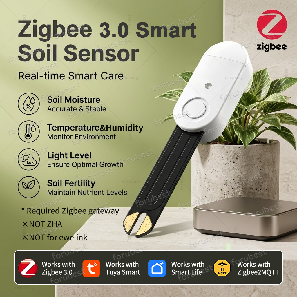 Smart Urban Garden - Sensor Inteligente ZigBee de Humedad del
