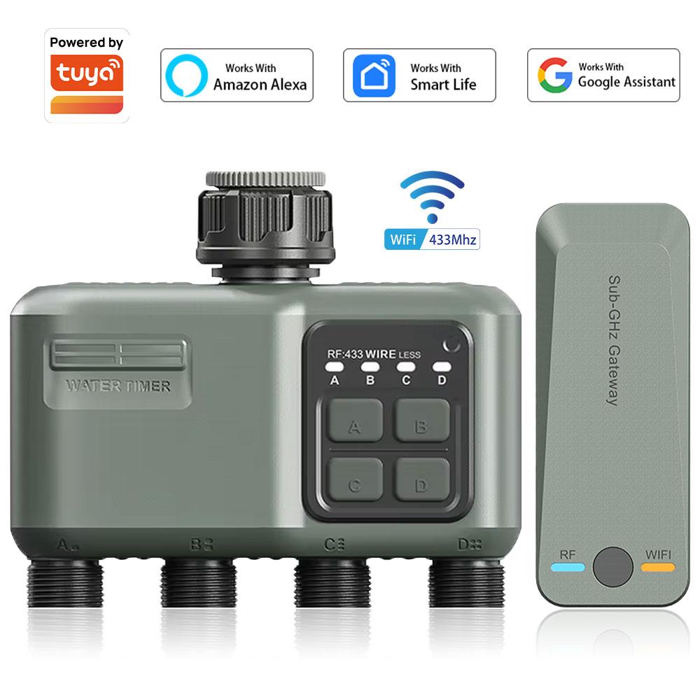 Smart Garden Sensors - Temporizador de Riego Programable de 4