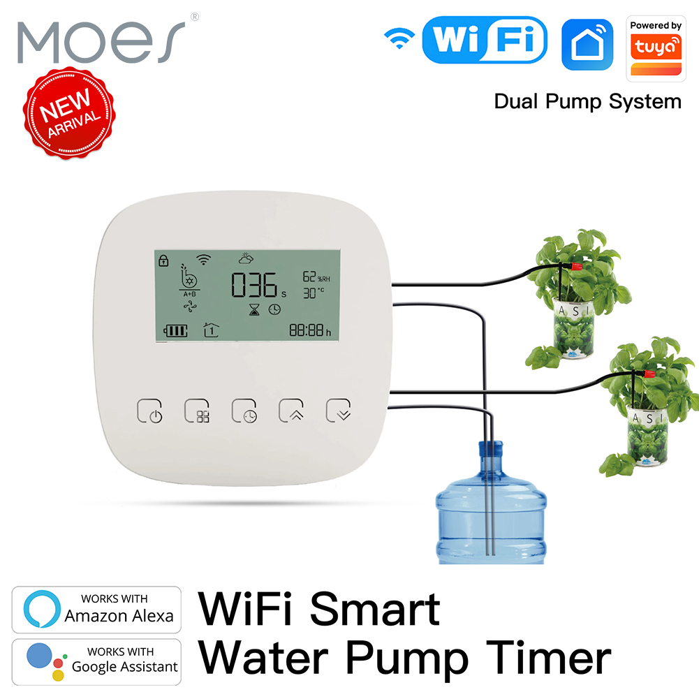 Smart Garden Irrigation System - Máquina de Riego Inteligente WiFi Tuya,
