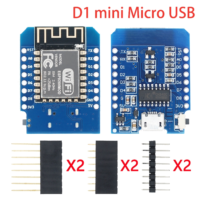 Micro USB/tipo-c USB WeMos D1  - Smart Garden Esp32 reseña y precio