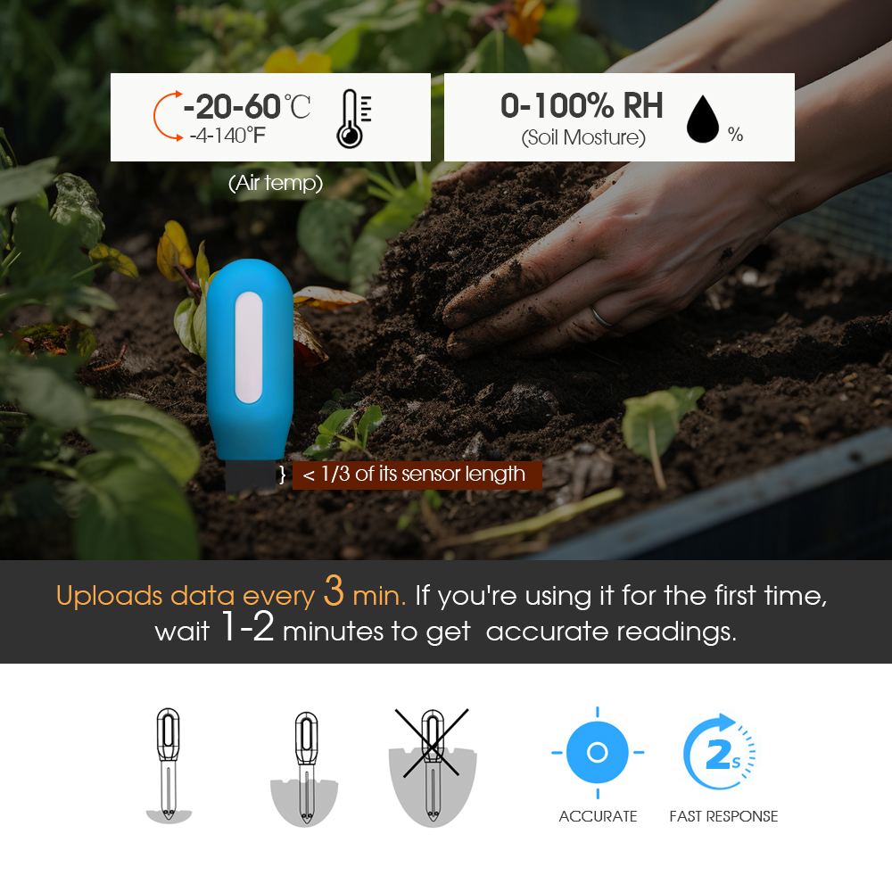 Sensor inteligente de suelo Zi - Smart Garden Sensors reseña y precio