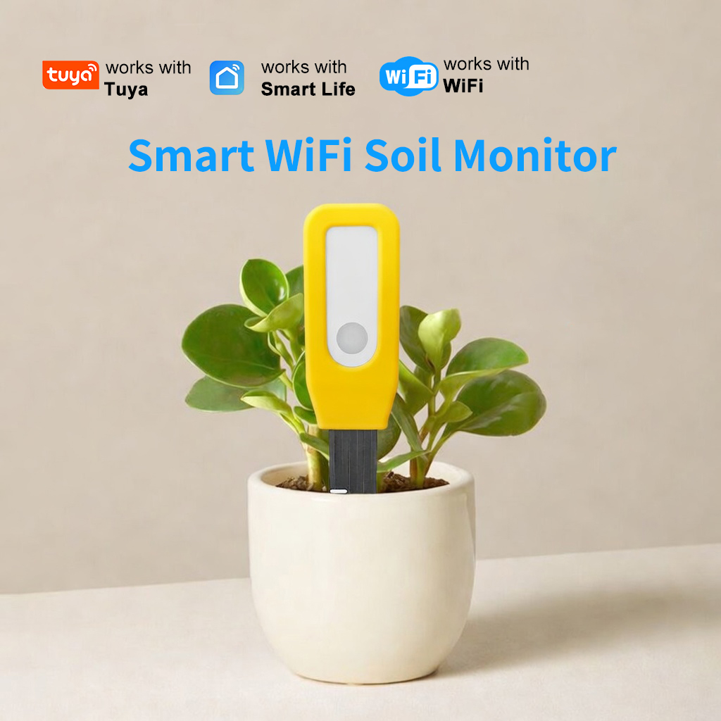 Monitor de Suelo WiFi Tuya, Se - Smart Urban Garden reseña y precio