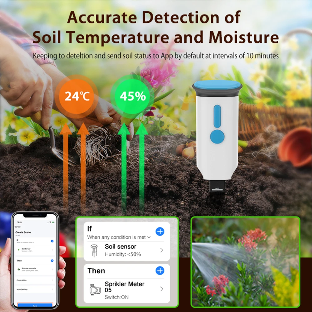 Sensor de Humedad del Suelo In - Smart Garden Sensors reseña y precio