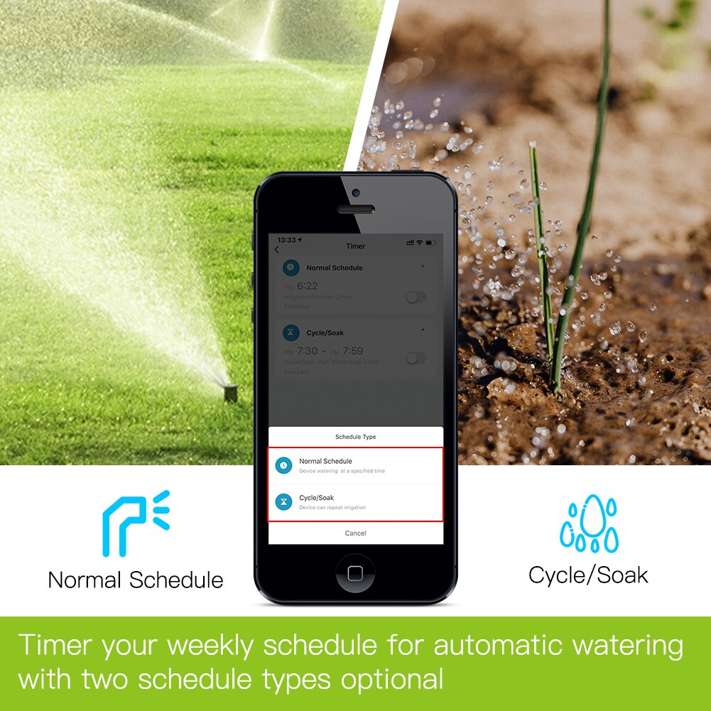 Moes Smart Tuya Temporizador d - Smart Garden Irrigation System reseña y precio