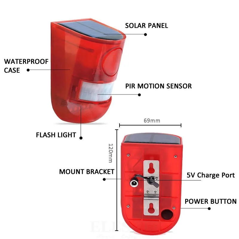 Luz de Alarma Solar Impermeabl - Smart Garden Solar Lights reseña y precio
