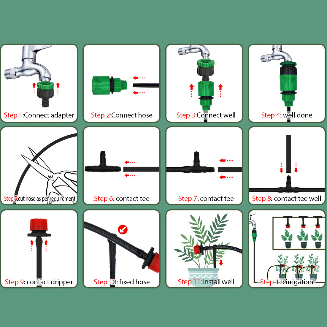 Sistema de riego por goteo par - Smart Urban Garden reseña y precio