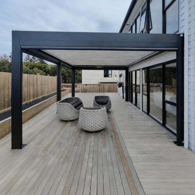 Pérgola Veneciana de Aluminio, - Smart Garden Electric Pergola reseña y precio