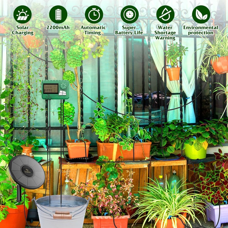 Equipo de riego solar, kit de  - Smart Urban Garden reseña y precio