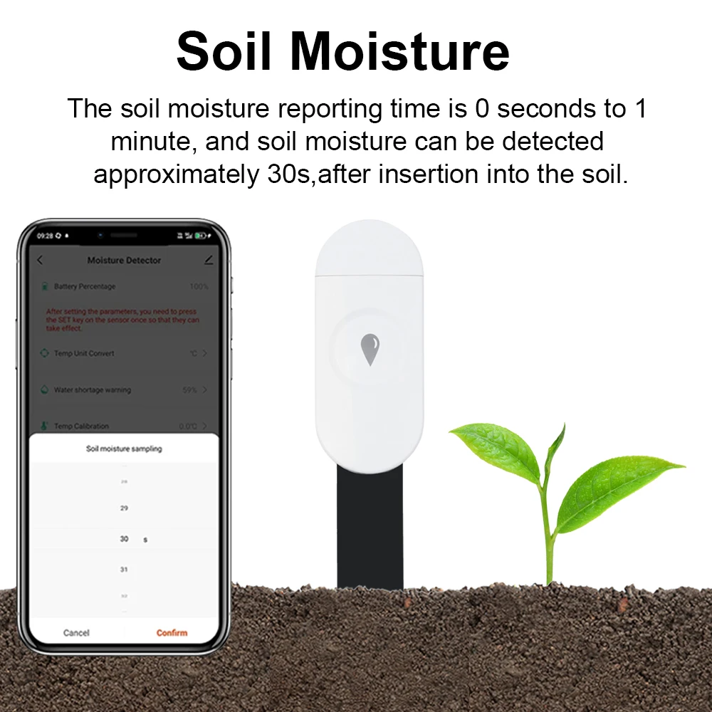 Tuya Zigbee-Detector de temper - Smart Garden Sensors reseña y precio