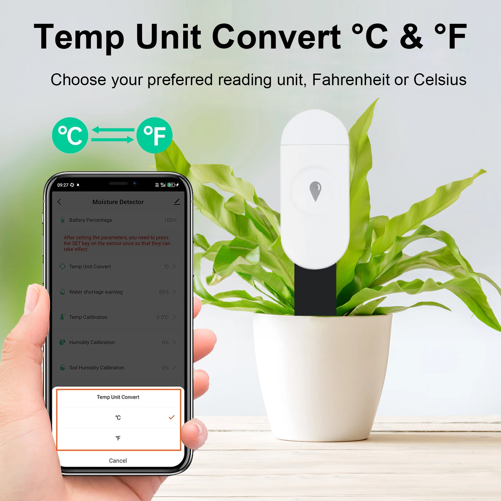 Tuya Zigbee-Detector de temper - Smart Garden Sensors reseña y precio