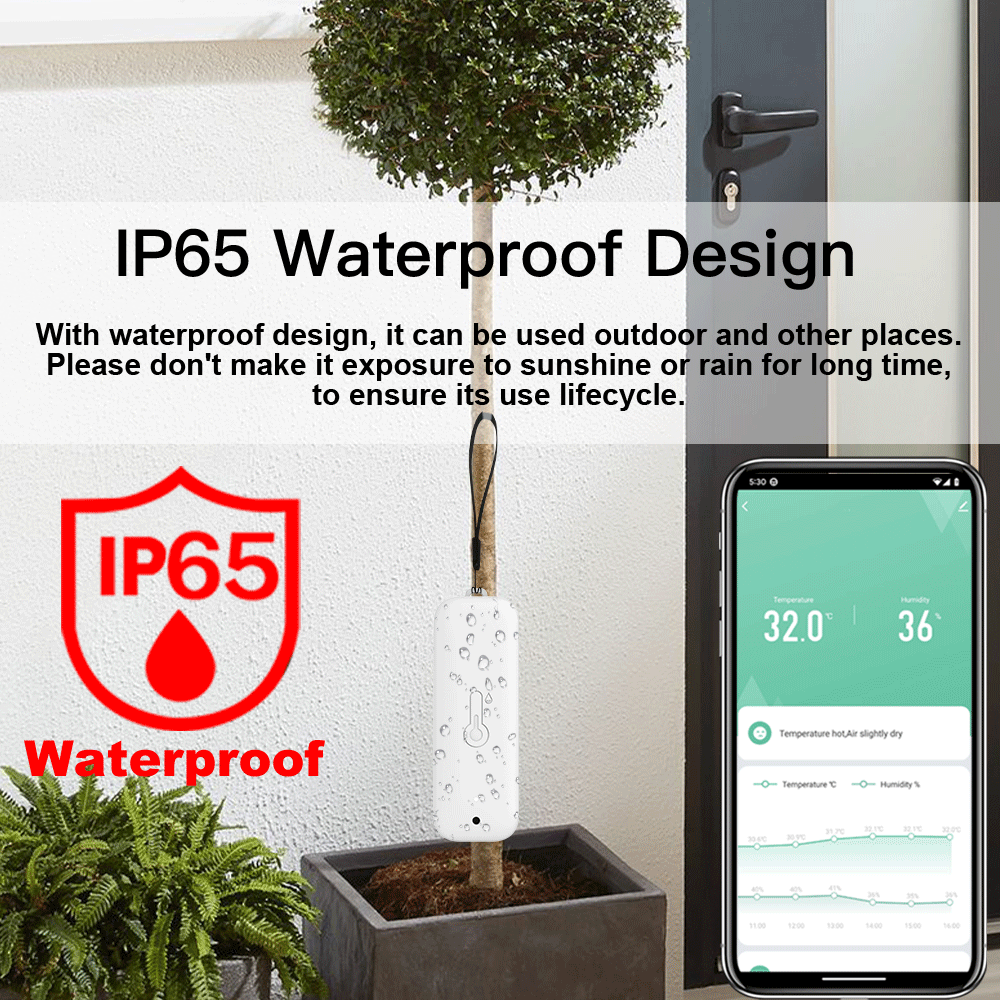 Tuya WiFi Sensor de temperatur - Smart Garden Arduino reseña y precio