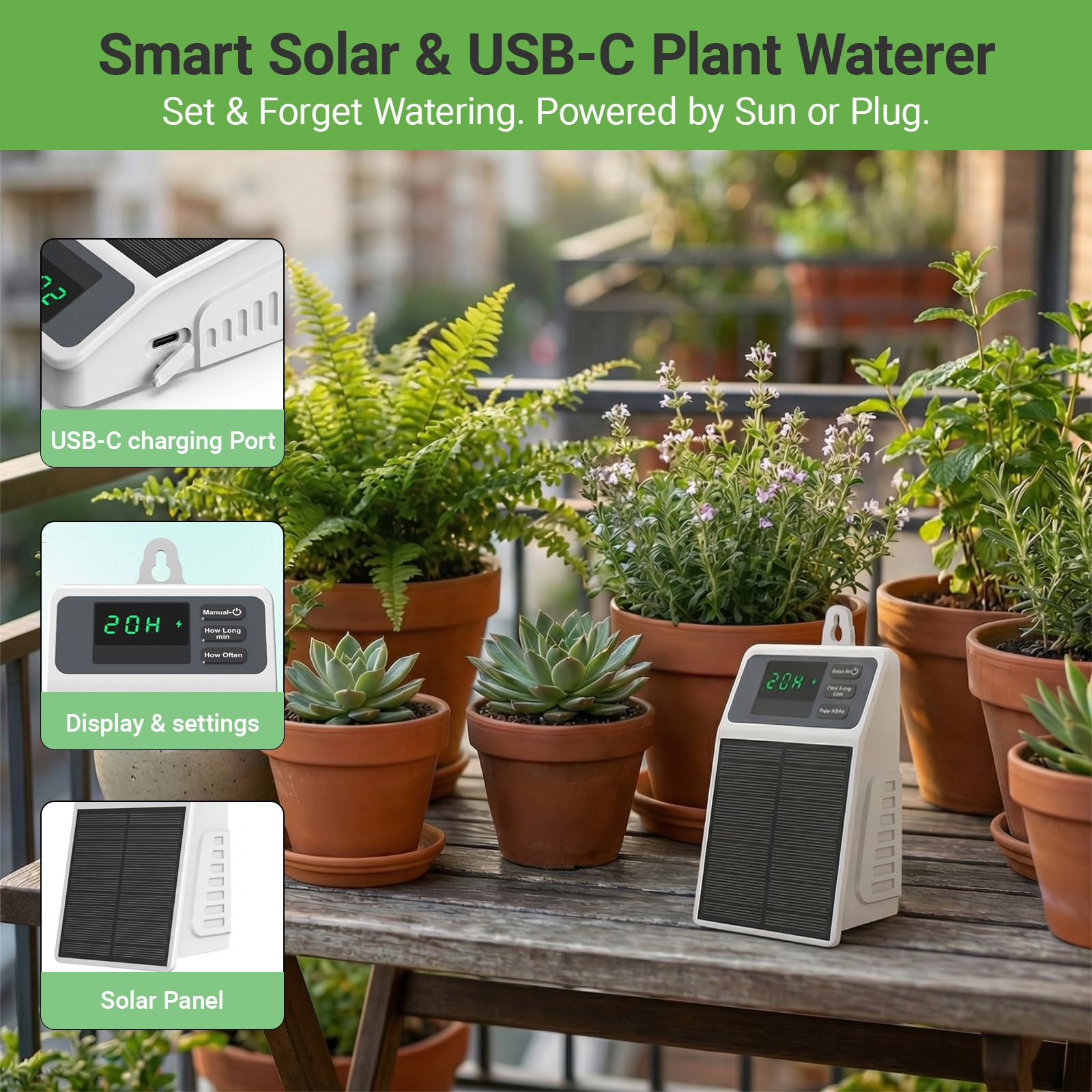 Sistema de Riego por Goteo Sol - Smart Urban Garden reseña y precio