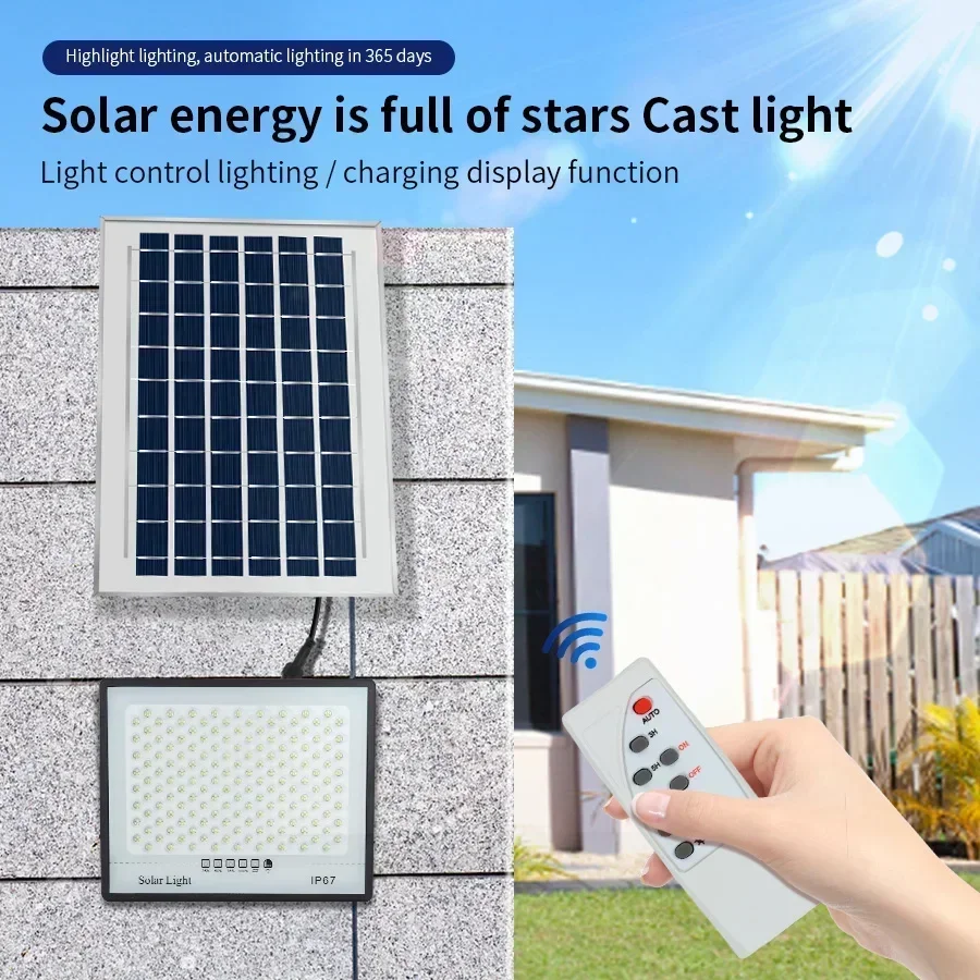 Luces solares de 500W para ext - Smart Garden Solar Lights reseña y precio