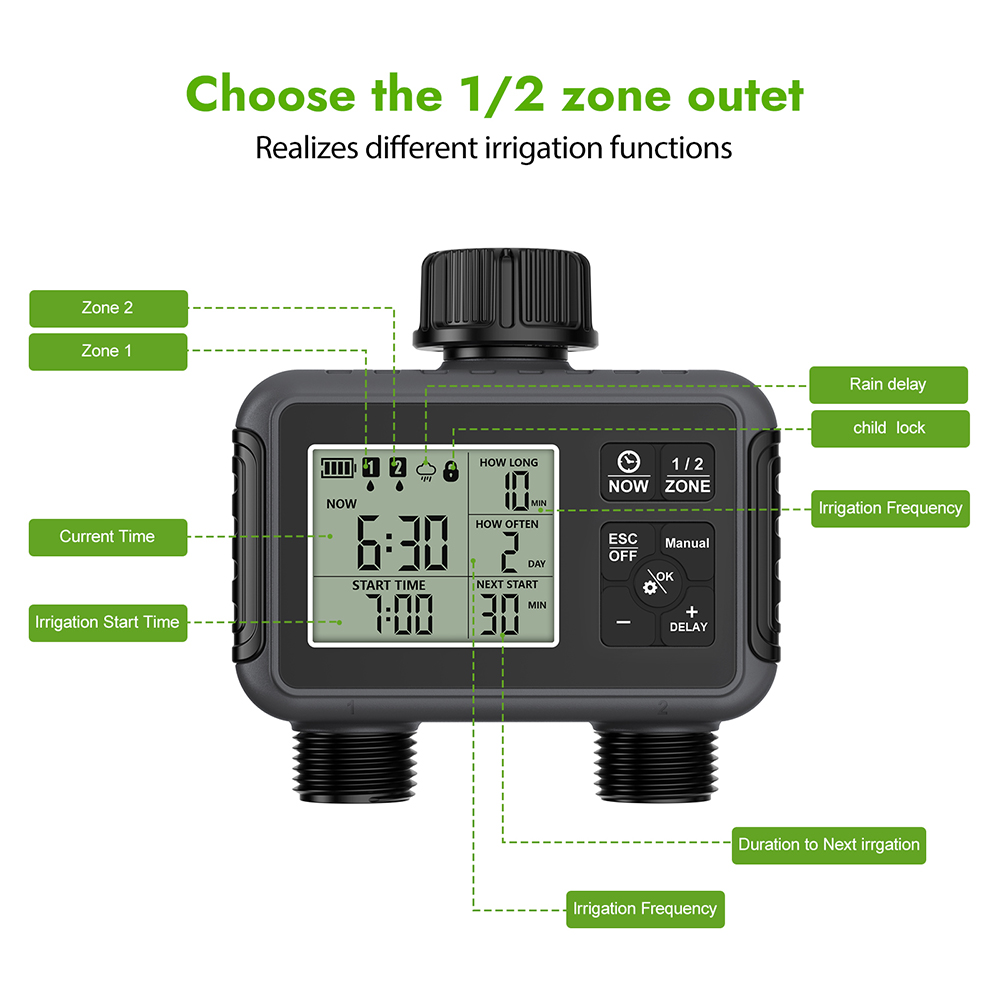 Temporizador de Riego de Jardí - Smart Garden Irrigation System reseña y precio