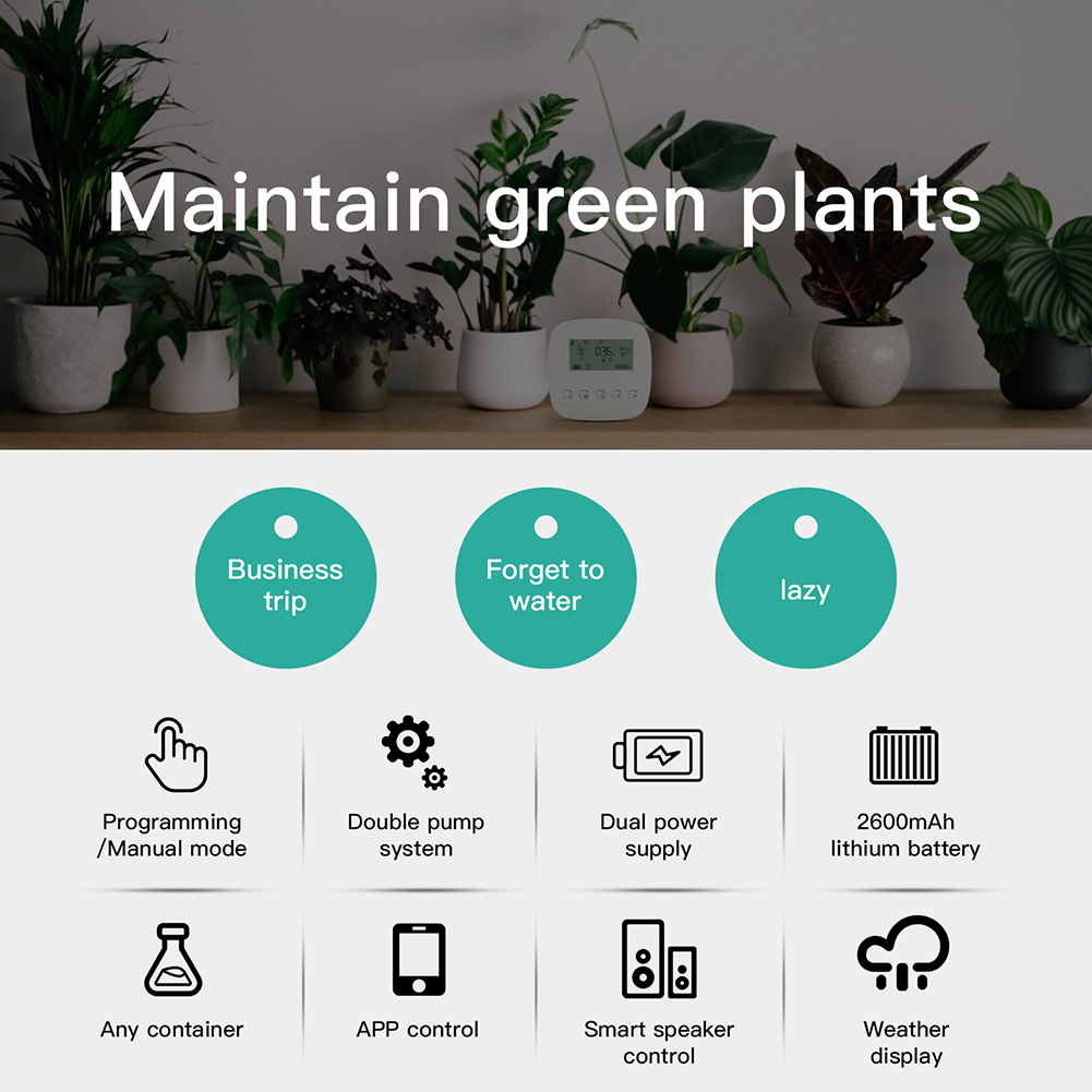Máquina de Riego Inteligente W - Smart Garden Irrigation System reseña y precio